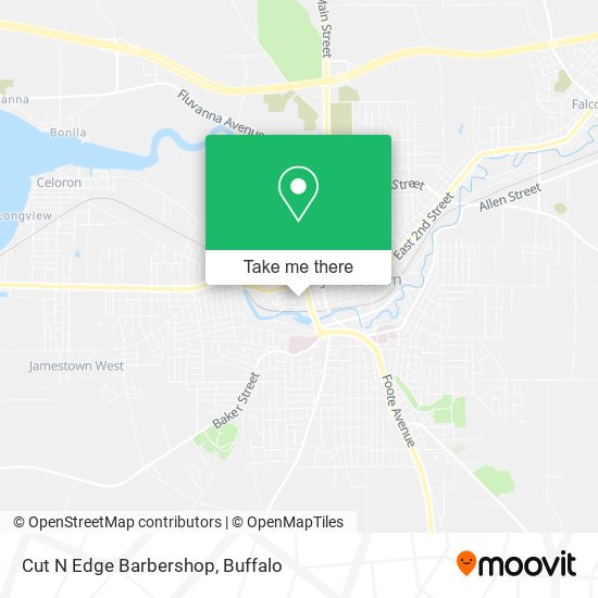 Cut N Edge Barbershop map