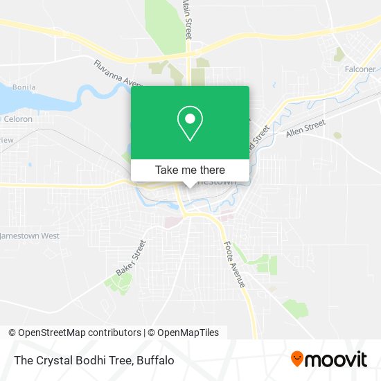 The Crystal Bodhi Tree map