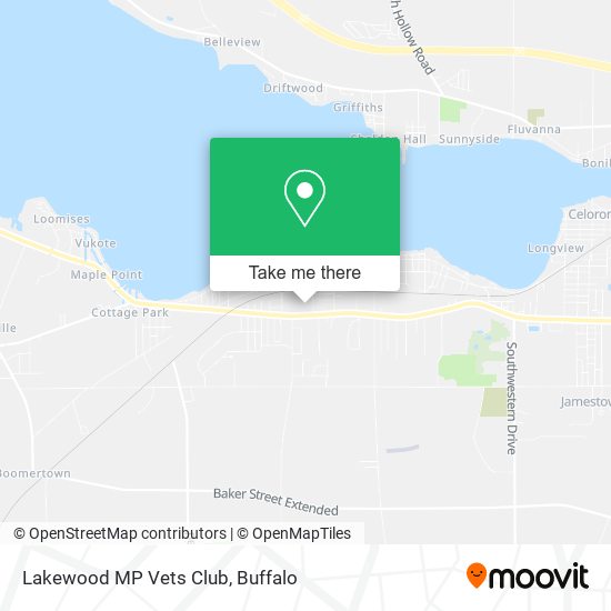 Lakewood MP Vets Club map