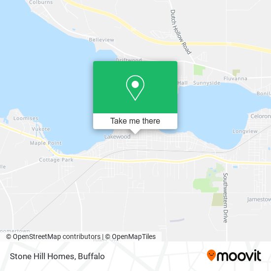 Mapa de Stone Hill Homes