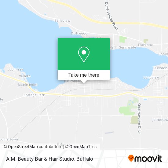 A.M. Beauty Bar & Hair Studio map