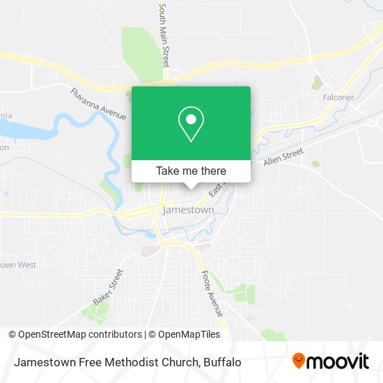 Jamestown Free Methodist Church map