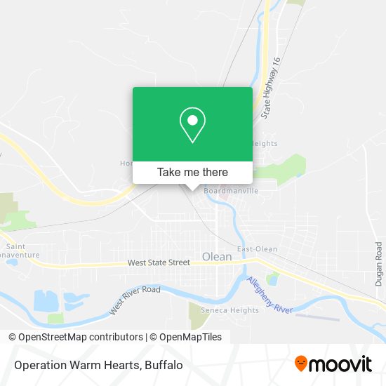 Operation Warm Hearts map
