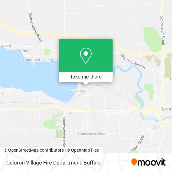 Celoron Village Fire Department map