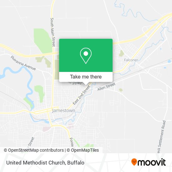 Mapa de United Methodist Church