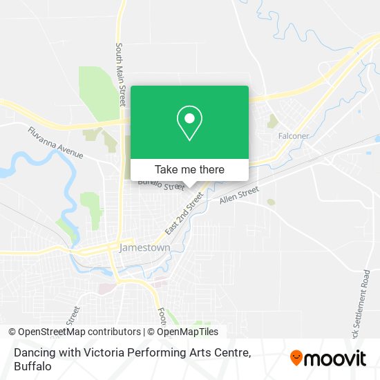Mapa de Dancing with Victoria Performing Arts Centre