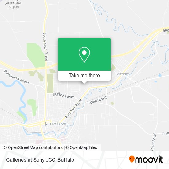 Galleries at Suny JCC map