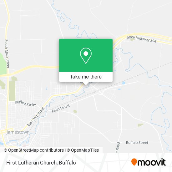 First Lutheran Church map