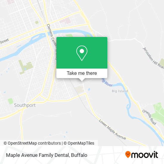 Maple Avenue Family Dental map