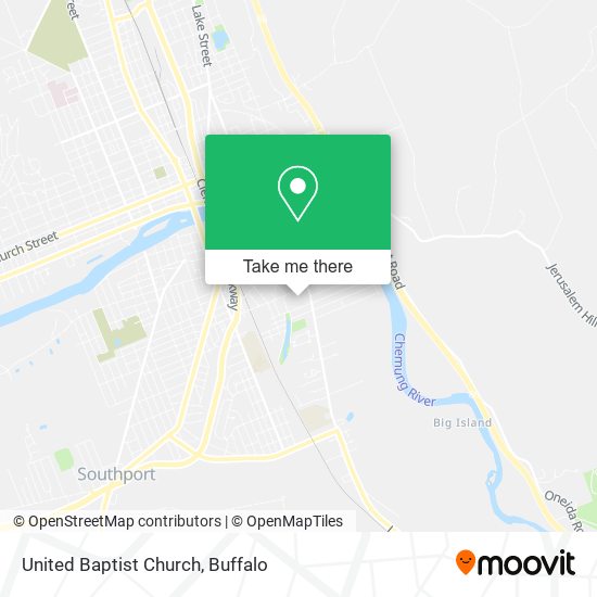 United Baptist Church map