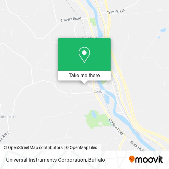 Universal Instruments Corporation map