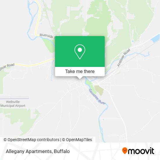 Mapa de Allegany Apartments