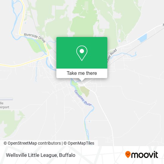Mapa de Wellsville Little League