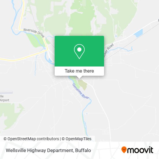 Wellsville Highway Department map
