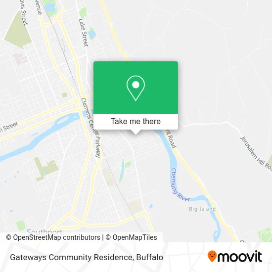 Gateways Community Residence map