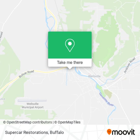 Supercar Restorations map