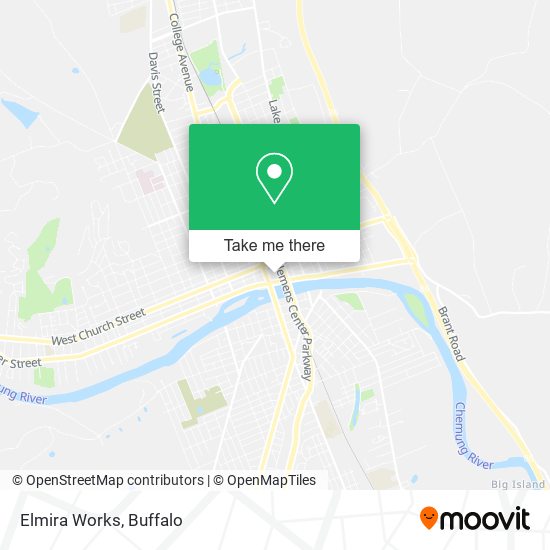 Mapa de Elmira Works