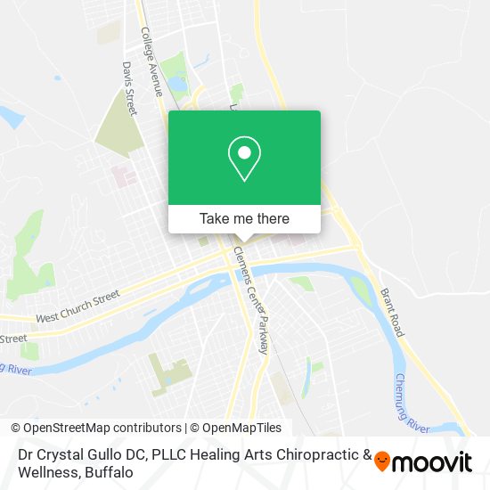 Dr Crystal Gullo DC, PLLC Healing Arts Chiropractic & Wellness map