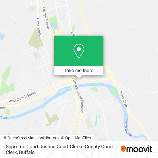 Mapa de Supreme Court Justice Court Clerks County Court Clerk