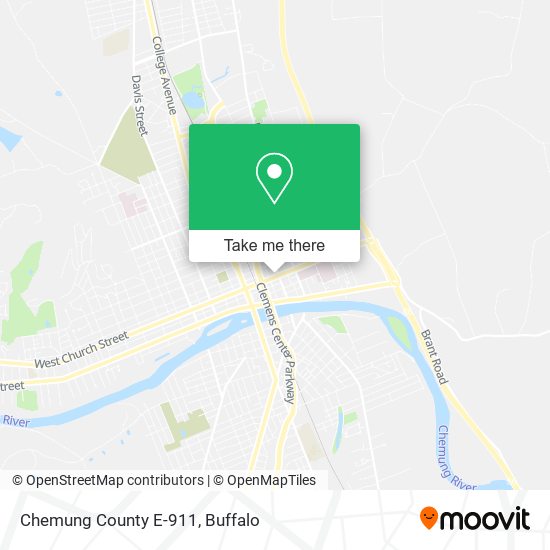 Chemung County E-911 map