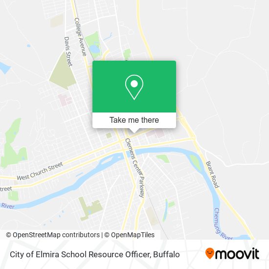 City of Elmira School Resource Officer map