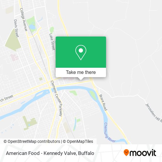 American Food - Kennedy Valve map