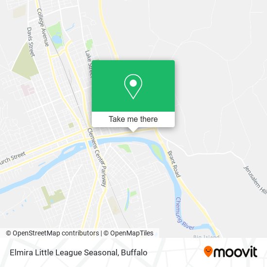 Elmira Little League Seasonal map