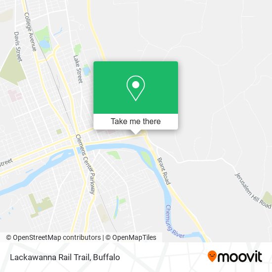 Mapa de Lackawanna Rail Trail