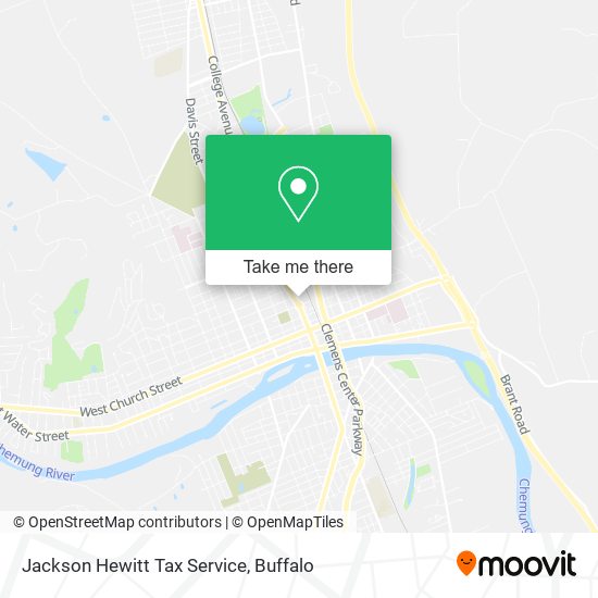 Jackson Hewitt Tax Service map