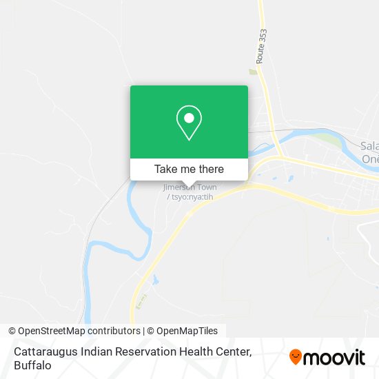 Mapa de Cattaraugus Indian Reservation Health Center