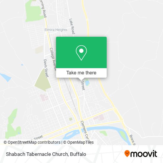 Shabach Tabernacle Church map