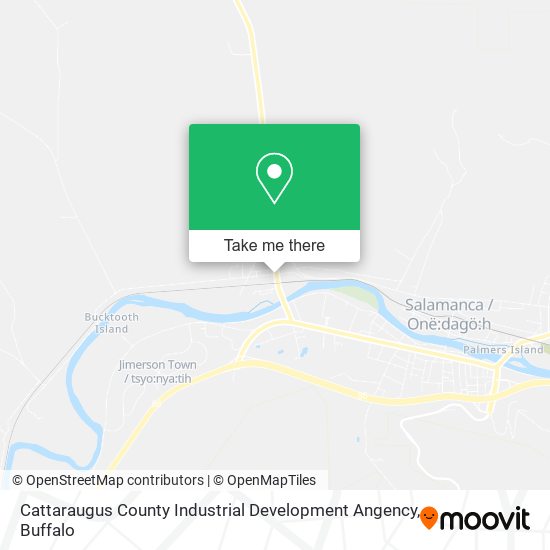 Mapa de Cattaraugus County Industrial Development Angency