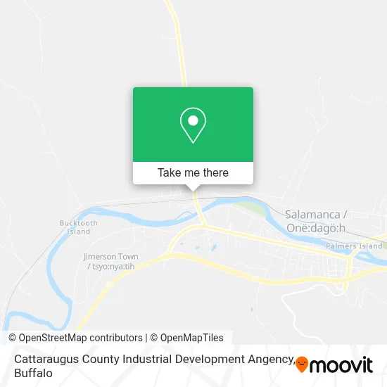 Cattaraugus County Industrial Development Angency map