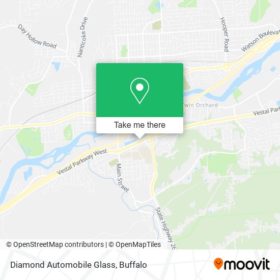 Diamond Automobile Glass map