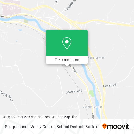 Susquehanna Valley Central School District map