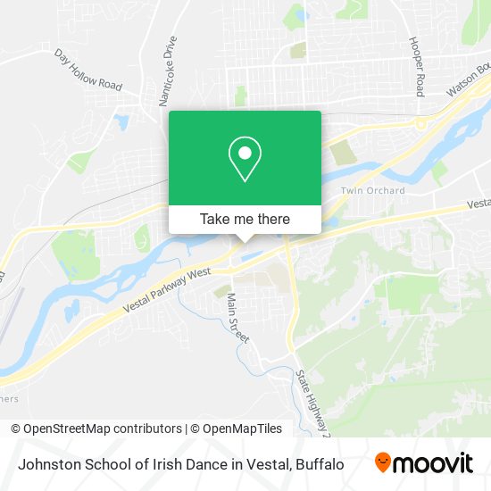 Johnston School of Irish Dance in Vestal map