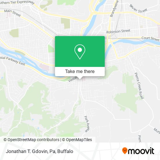 Jonathan T. Gdovin, Pa map