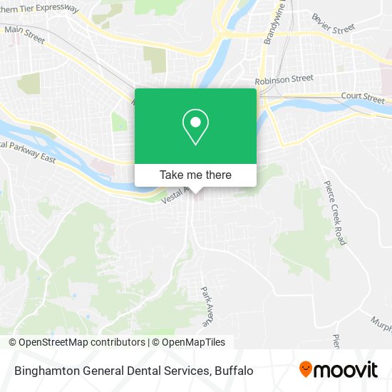 Mapa de Binghamton General Dental Services