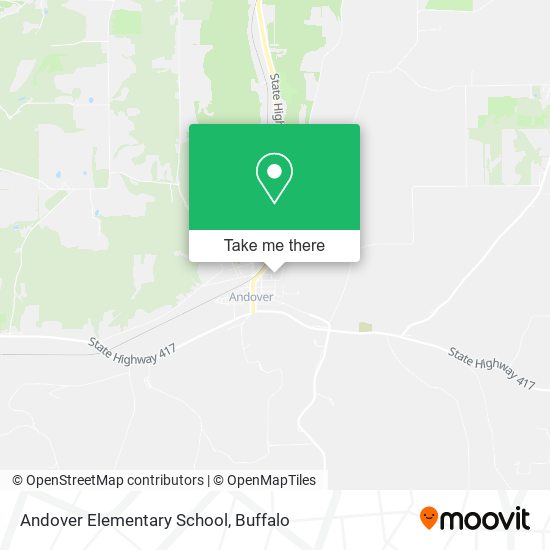 Mapa de Andover Elementary School