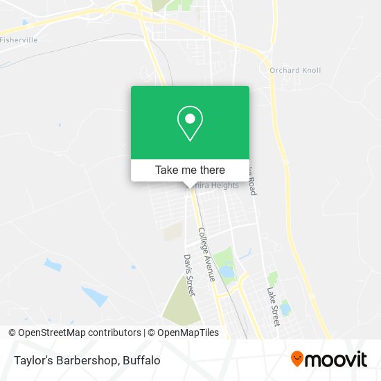 Taylor's Barbershop map