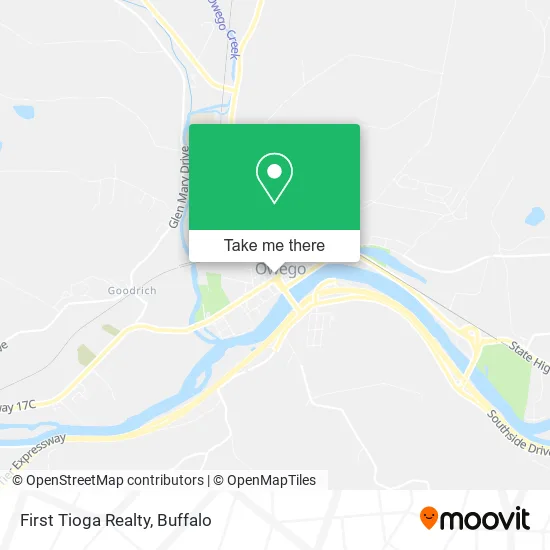First Tioga Realty map