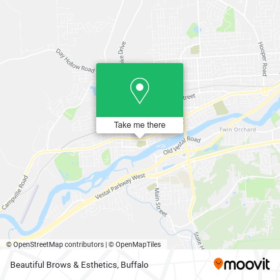 Beautiful Brows & Esthetics map