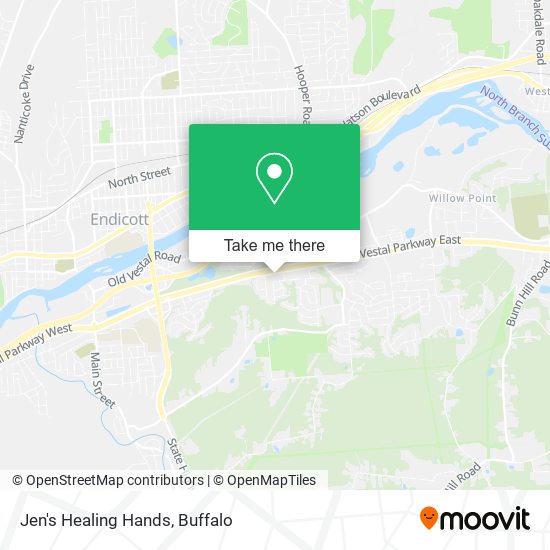 Mapa de Jen's Healing Hands