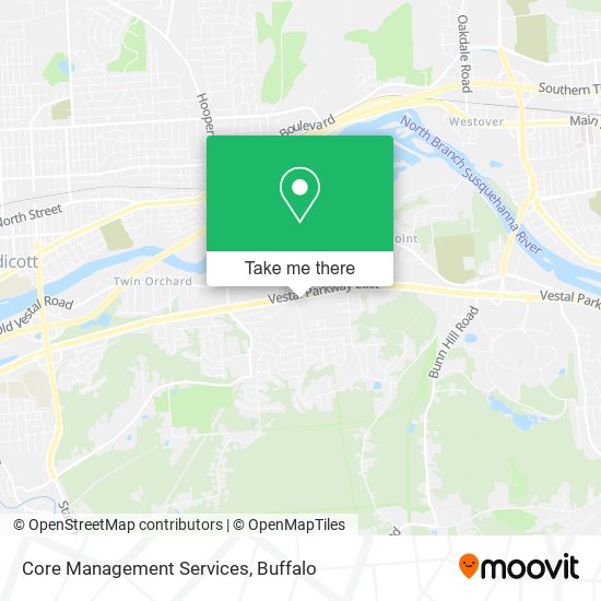 Core Management Services map