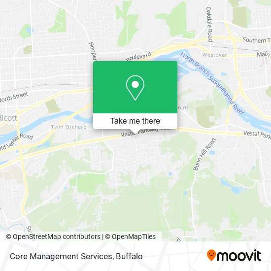 Core Management Services map
