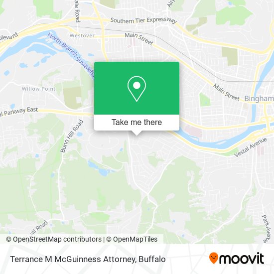 Mapa de Terrance M McGuinness Attorney
