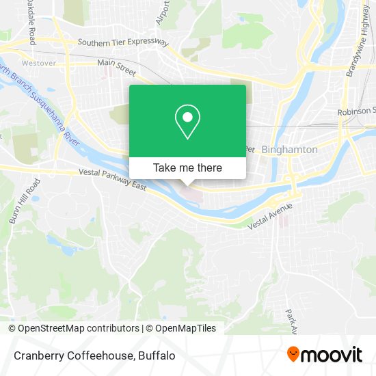 Mapa de Cranberry Coffeehouse