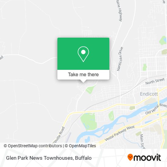 Glen Park News Townhouses map