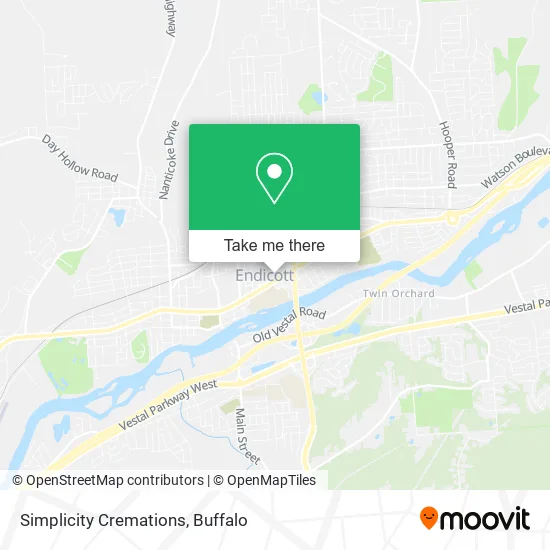 Simplicity Cremations map