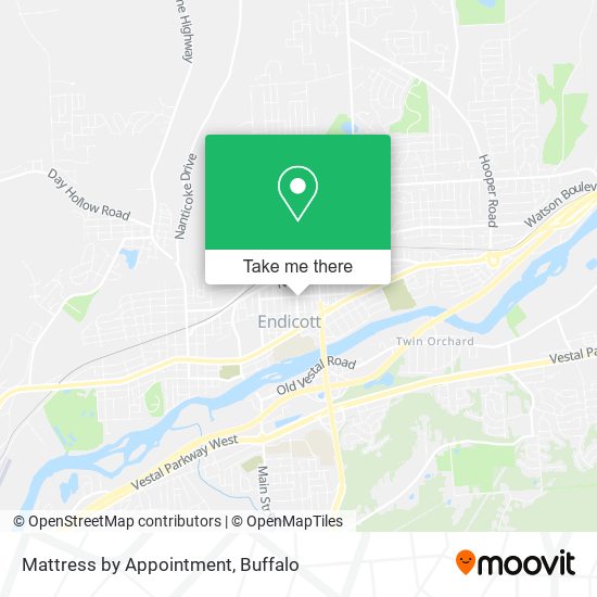 Mattress by Appointment map
